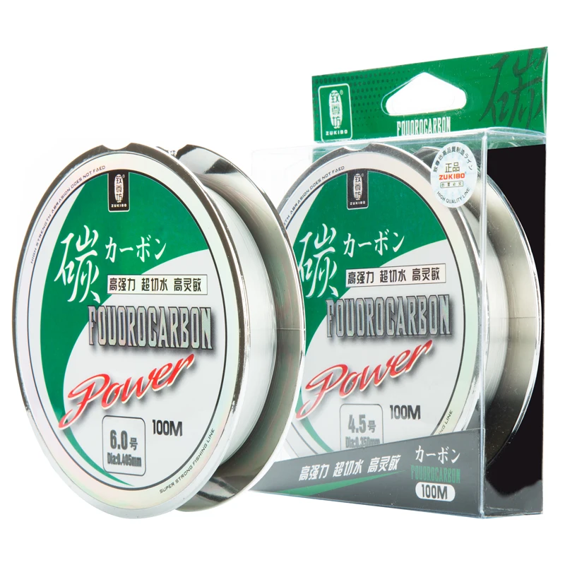linha fluorcarbono pesca,linha monofilamento,pesca equipamentos,molinete de pesca,Zukibo 50m100m