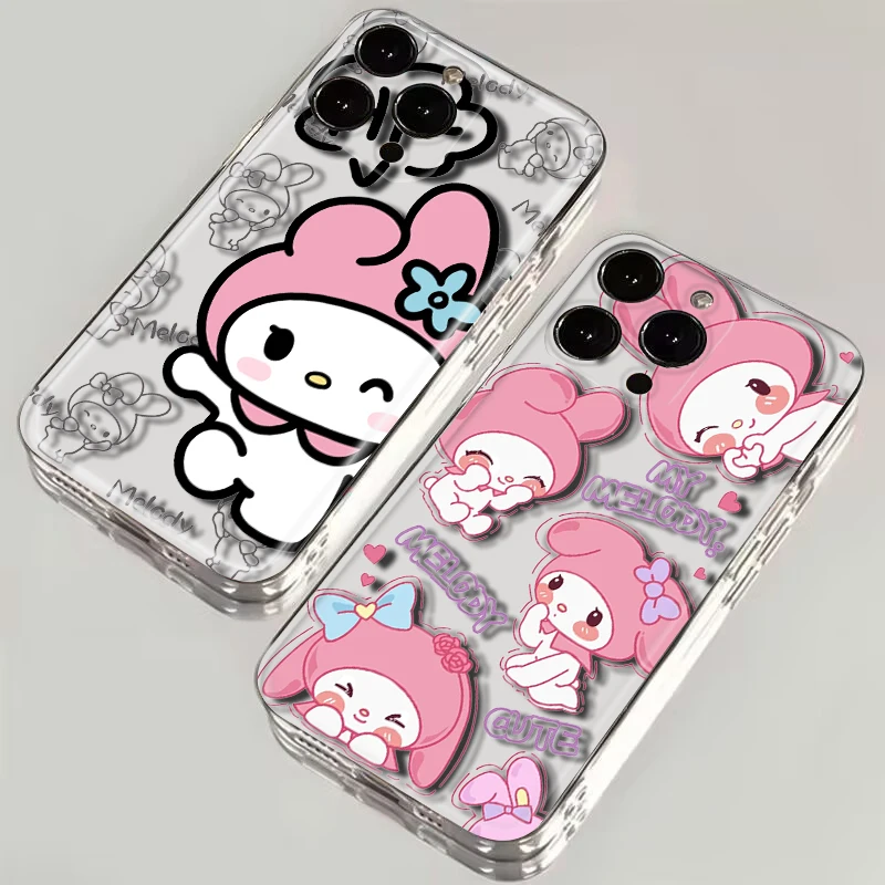 my melody cute Soft Case for LG K71 K8 Plus K9 Lite Q510 K92 Q92 Stylo 6 7 V40 V50 V60 Velvet G9 X4 Q61 Q60