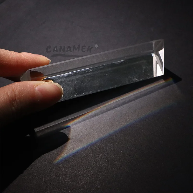 Multi-purpose Educational Glass Prism Spectral Reflection Ideal Teaching And Photography Tool For Science Enthusiasts