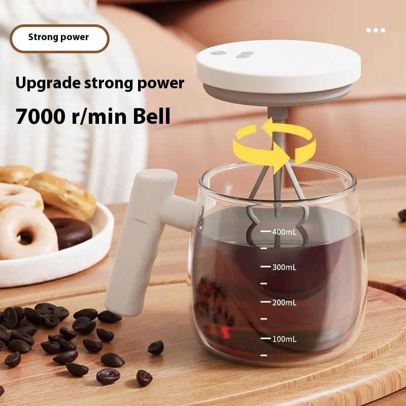

Auto Mixing Cup Portable Coffee Mug with Stirring Glass Office Travel Drinkware for Tea Milk Shaker