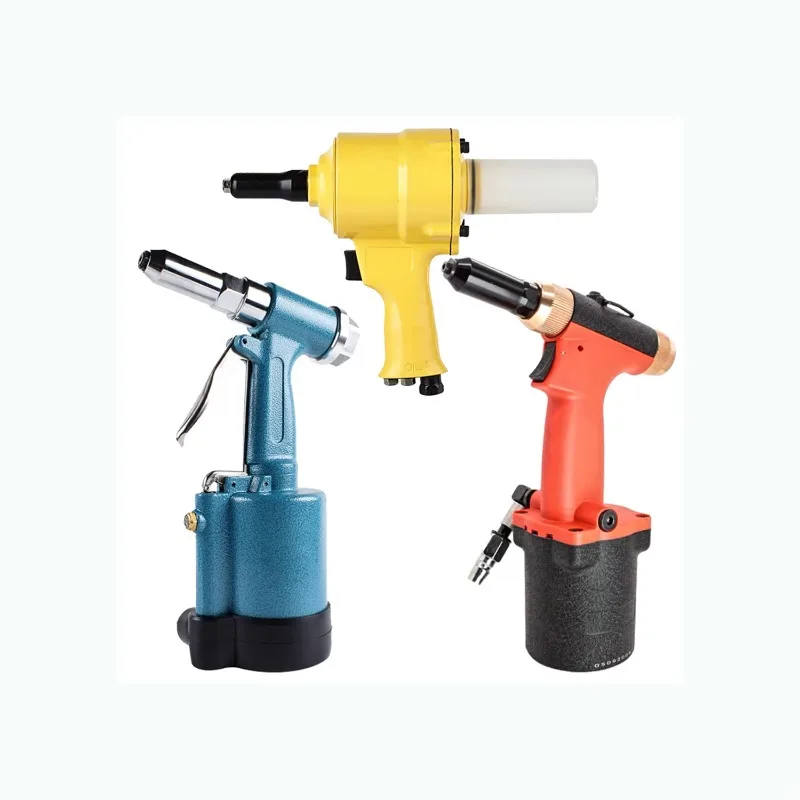 Solid Automatic Self-Piercing Air Pneumatic Manufacturer M8 Drill Nut Aluminum Tool 1/4 Rivet Gun Price