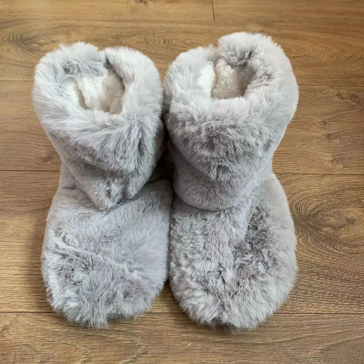 House Fluffy Slipper Womens Winter Fur Contton Warm Plush Indoor Flat Fuzzy Female Room Shoes Wool Home Boots Fleece Flip Flop