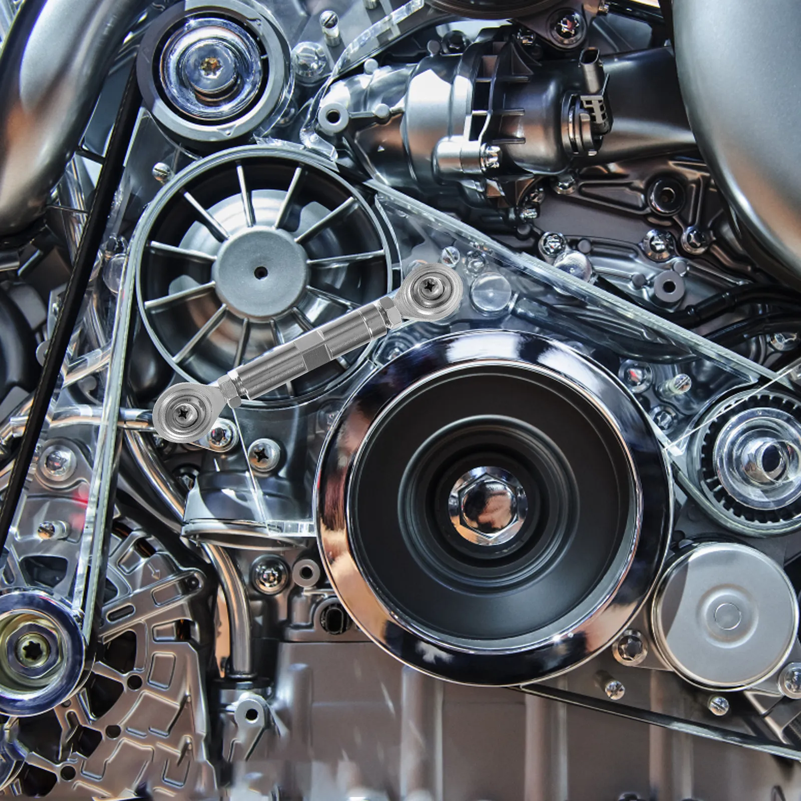 

Комплект регулируемых кронштейнов-натяжителей генератора для автомобиля, универсальный, высокопрочный металлический зажим-фиксатор, простая установка