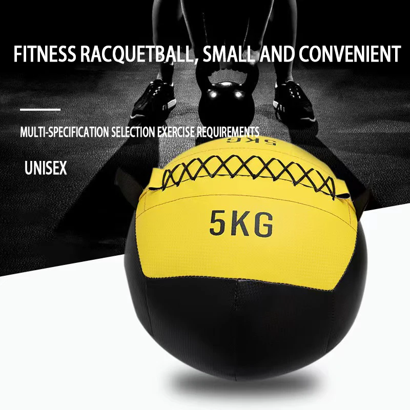 Hot sale Gym Weight Training Soft Rubber Slam Wall Exercise Fitness Cross Exercise Medicine Ball