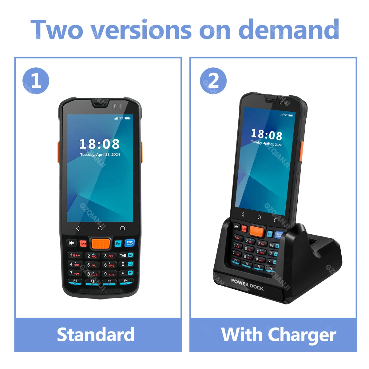 Collecteur de données Android 11 avec lecteur de codes-barres, terminal PDA, 4G64G, NDavid, 3G32G, 1D OJ, QR, EAU pour entrepôt inspecté