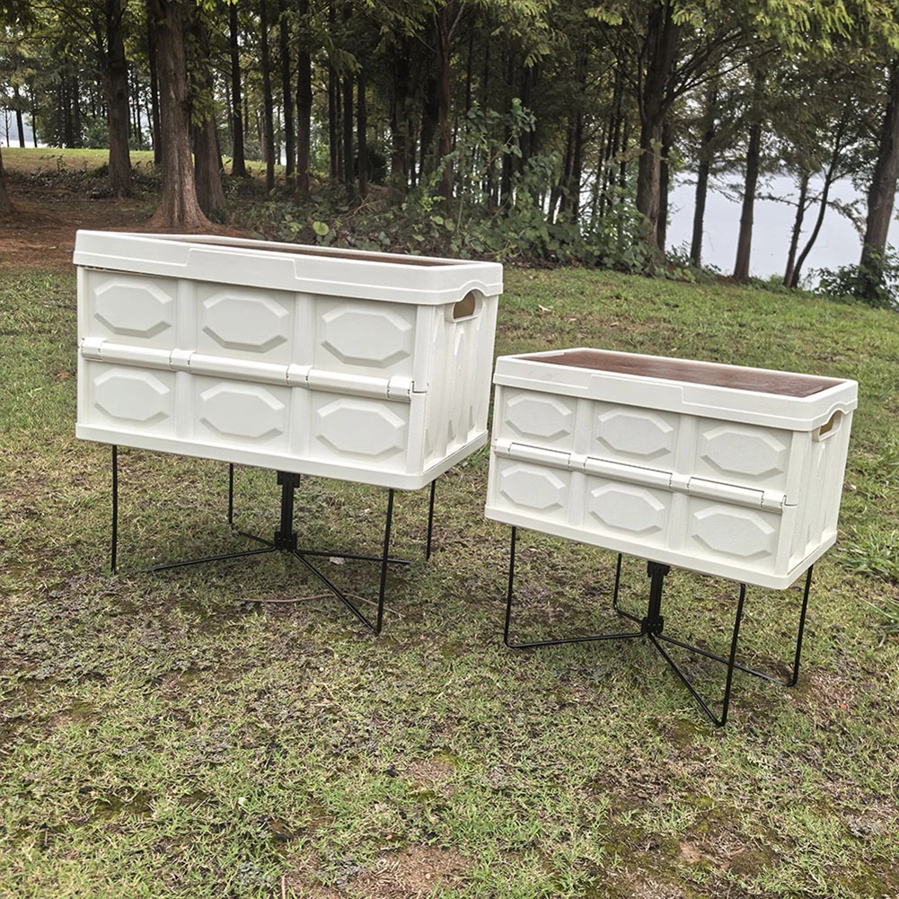 

Подставка для коробок из алюминиевого сплава, портативный железный ящик для хранения, кронштейн из углеродистой стали, уличные ящики для хранения, полки для путешествий, приготовления пищи