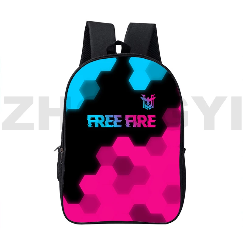 New Free Fire Garena Game 3D Backpacks Men Travel Camping Hiking Back Pack 16 Inch Laptop Business Daypack Students School Bags