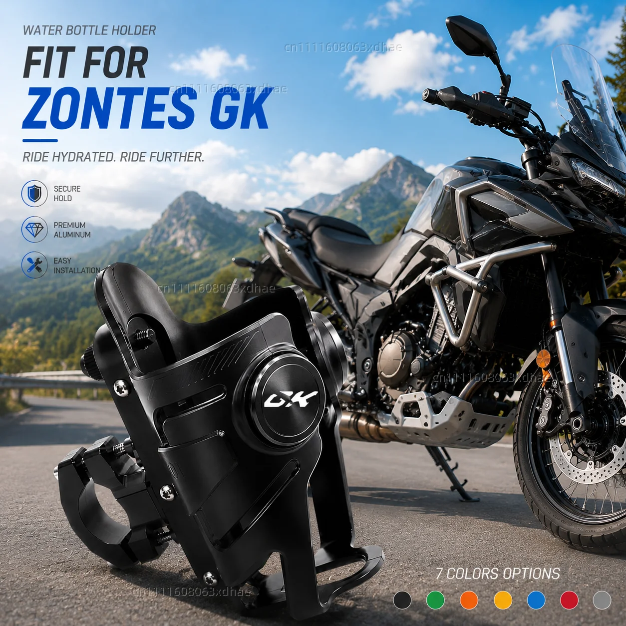 

Motorcycle Water Bottle Holder For Zontes GK 125 / GK 155 / GK 125X Coffee Beverage Tea Cup Support Modification Accessories