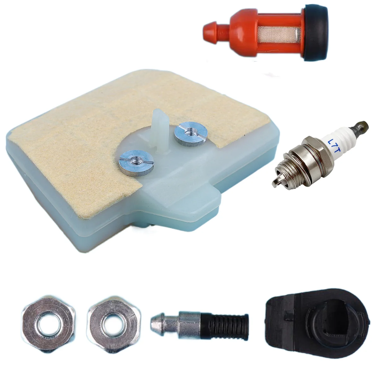 Air Fuel Oil Filter Spark Plug Kit For Stihl MS340 MS360 034 036 MS 340 360 Chainsaw Replacement Spare Part 1125 120 1612