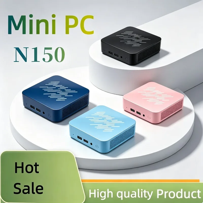 2026 Core N150 Mini PC, 16GB RAM, Big SSD, WiFi 6, BT5.2, 4K Output – Massive Storage & Fast Connectivity for Work.