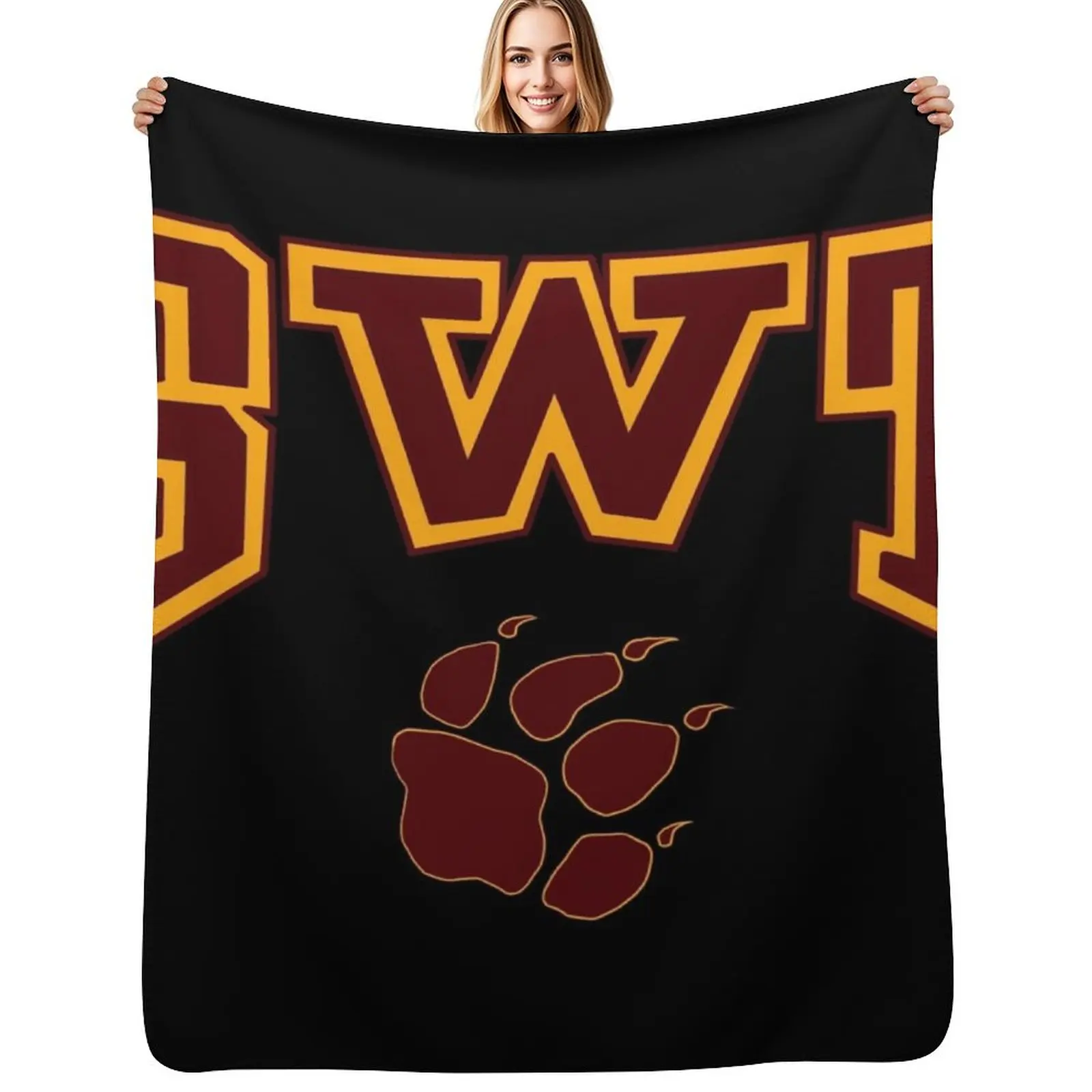 

SWT Throw Blanket Warm Flannel Blanket for Couch Chair Bedroom