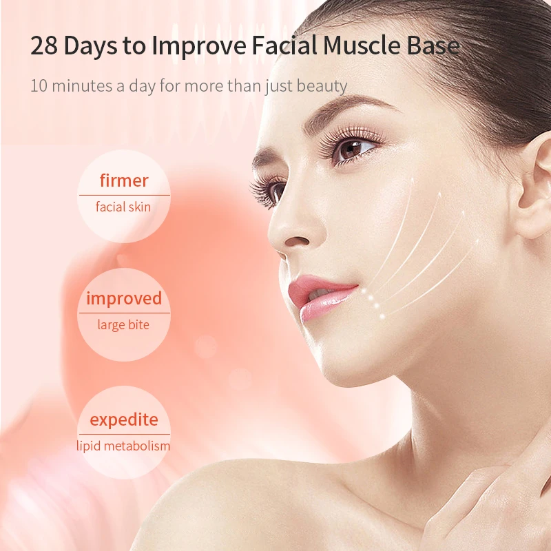 EMS Facial Massager Roller Microcurrent Face Lifting Machine V-Face Roller Massager Skin Rejuvenation Anti-Wrinkle Beauty Device