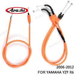 Motorcycle Throttle Line Clutch Cable Steel Wire For YAMAHA YZF R6 YZFR6 2006 2007 2008 2009 2010 2011 2012 Replacement Parts