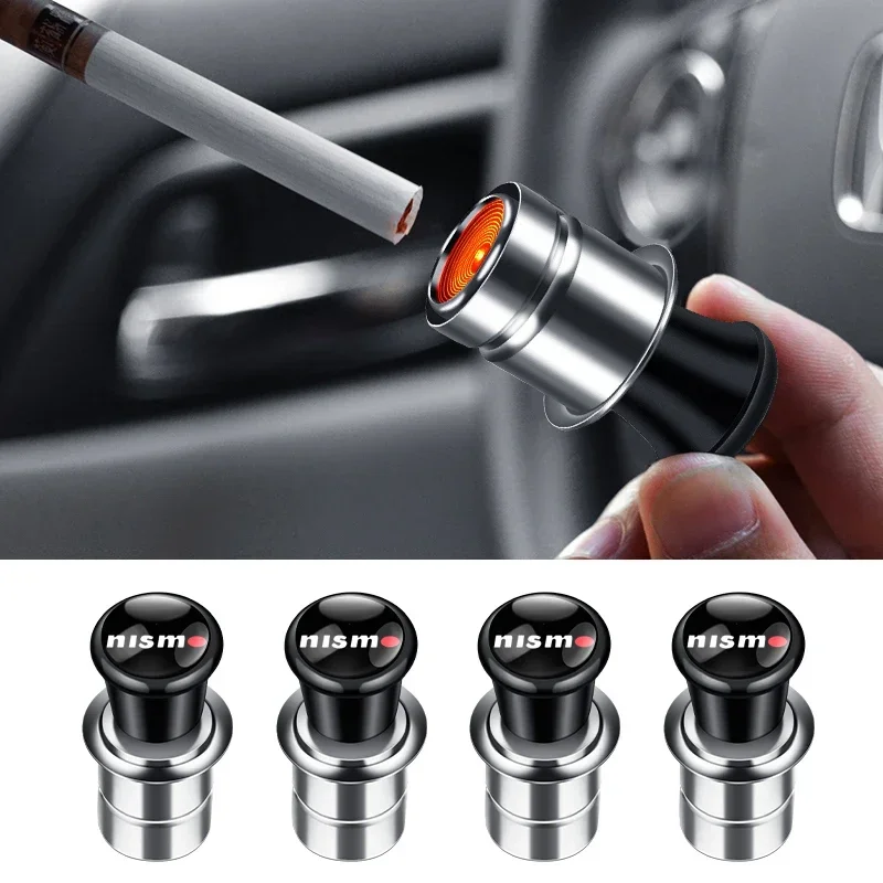 1pcs Car Cigarette Lighter Plug Power Adapter smoke 12-24V Power Socket For Nismo Nissan Tiida Teana Skyline Juke X-trail Almera