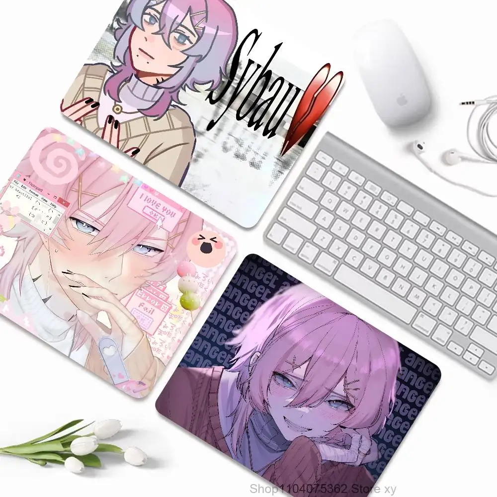 14DWY 14 Days With You Ren Mousepad Small LockEdge Mouse Pad For Gamers Computer Desk Pad Rectangular Anti-slip Rubber