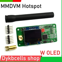UHF VHF MMDVM hotspo RF Board W OLED display + Antenna support  433MHZ DMR P25 YSF DSTAR   for Raspberry Pi 3 Zero W Wi Fi board
