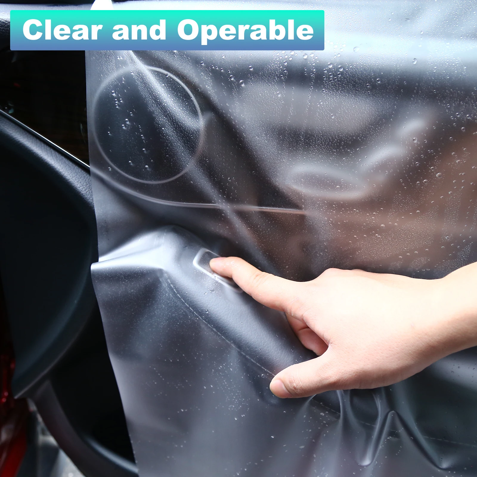 Window Tint Tool, 2 Packs Car Door Panel Cover Waterproof Guard Protection for Car Window Film Tint Application