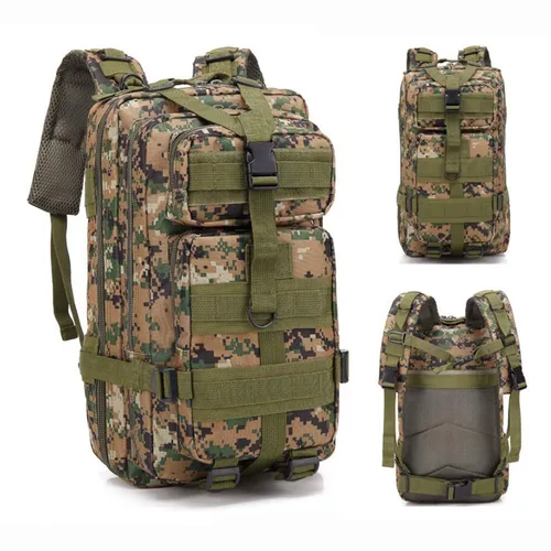 Mochila táctica 3P 20L-25L 1000D Nylon al aire libre senderismo Camping viaje pesca para hombres caza Molle bolsa mochilas deportivas