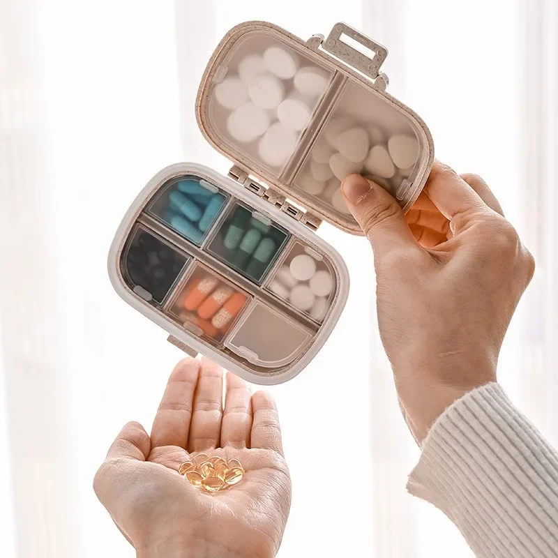 Mini Portable Pills Organizer Case 3 Grids PillBox Tablet Storage Container Weekly Medicine Pill's Box Pill Case Drug Dispense