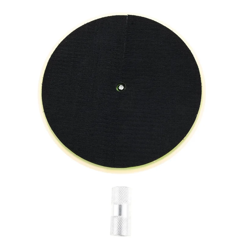 ABAH-Drywall Pole Sander 9" Aluminum Alloy Hook And Loop Replacement For Painting Prep Wall Polishing Radial Round Sanding Tool