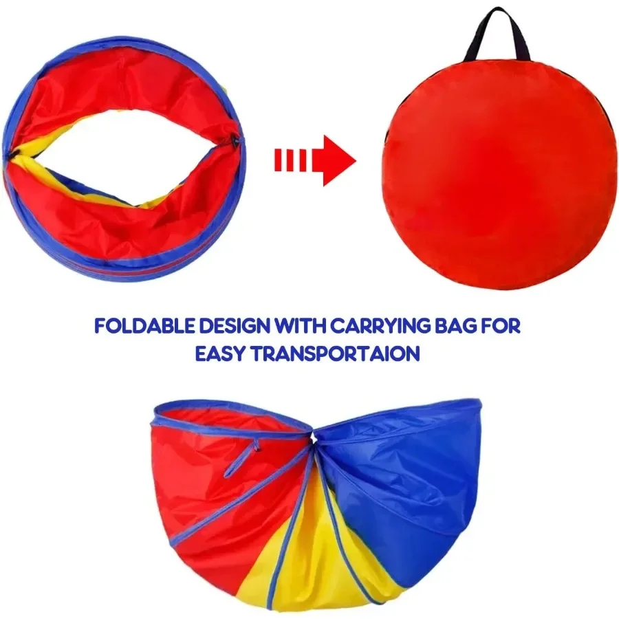 Play Tunnel for Toddlers Pop Up Crawl Through Tunnel Play Tent for Baby Infant or Dog Tunnel Toys or Gift Indoor and Outdoor Cl