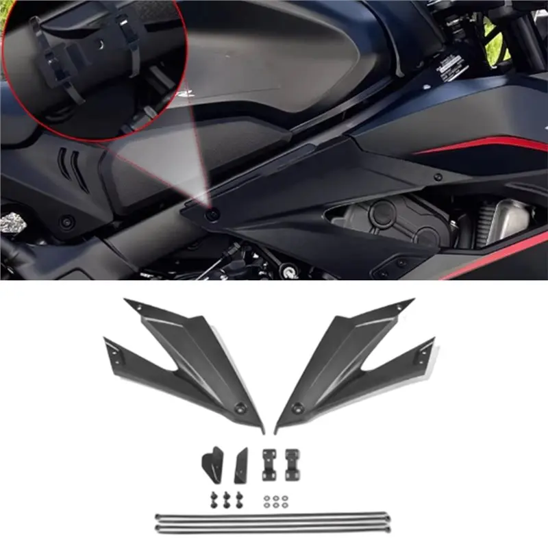 AEA6-Motorcycle Side Trim Panel Motorcycle Frame Guard Side Cowl Fairing For Honda CBR650R 2024-2026