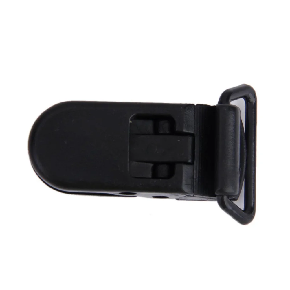 

10 шт., пластиковые зажимы для детской соски, Т-образные прочные зажимы для бейджей для держателей нагрудников, ремешок 42x25 мм, разные цвета