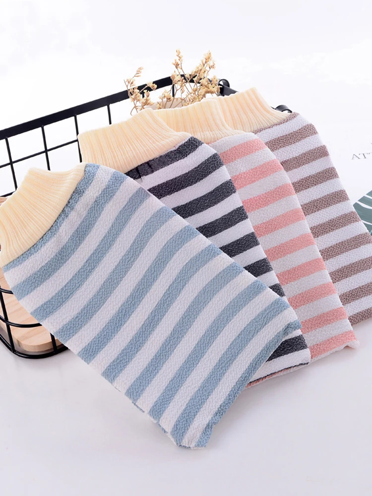 

Strong Exfoliating Bath Towel Back Scrubbing Gloves Men Women Non-Painful Mud Scrubbing Bath Cloth Home Use Travel