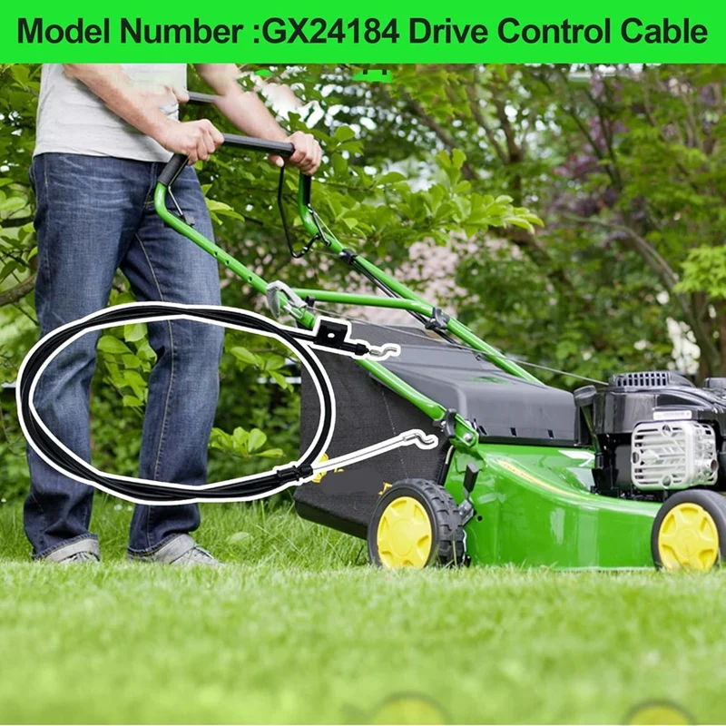 Кабель GX24184 для John Deere, совместимый с моделями JS26 JS28 JS36 JS38 JS46 JM26 JM36 JM46 нажимная газонокосилка