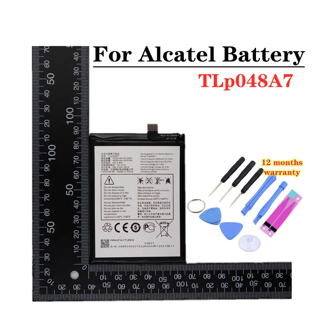 

High Quality 5000mAh For Alcatel TLp048A7 Replacement Battery + Tools