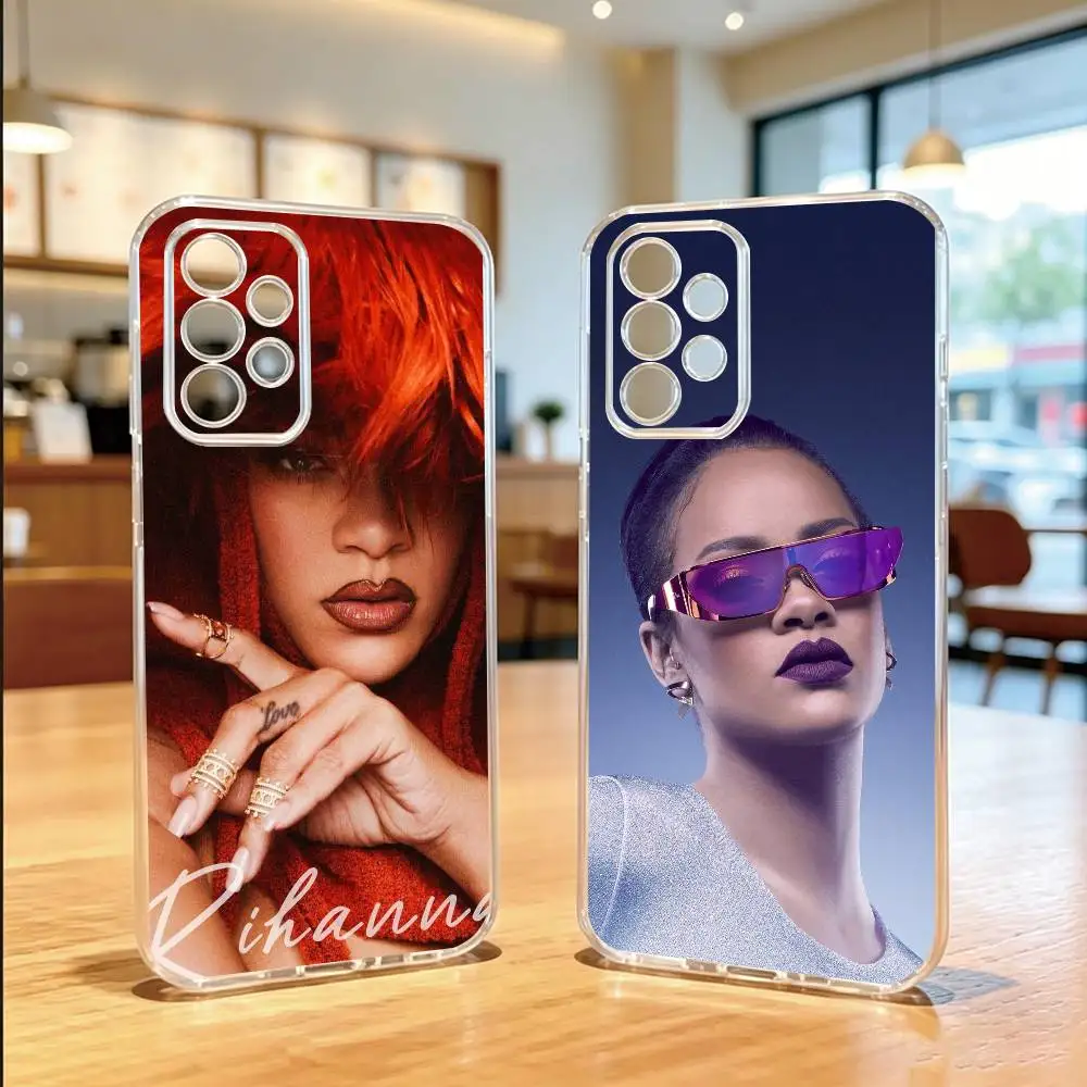 Hotr R-Rihannas beauty Phone Case For Samsung S25,S24,S21,S22,S23,S30,Ultra,S20,Plus,Fe Transparent Cover