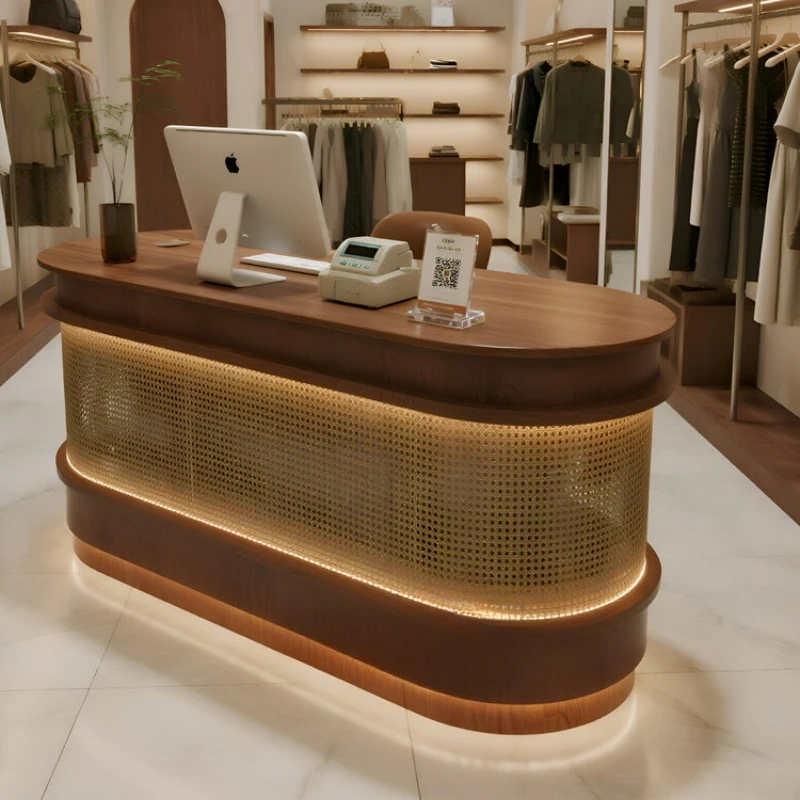 

Simple clothing store Internet celebrity retro bar women's clothing store creative checkout page