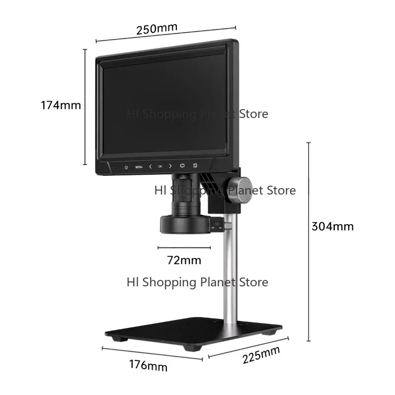 50-1200X Digital Scanning Electron Mic-roscope Inverted Metallurgical Laboratory Mic-roscope with Remote Control