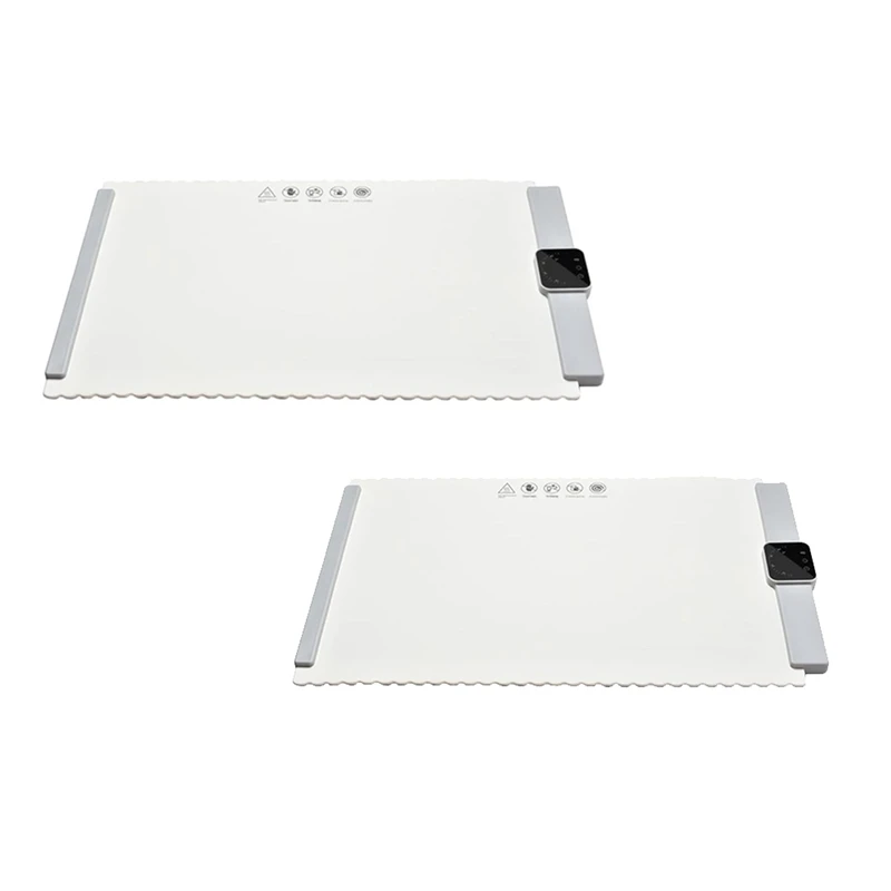 מחצלת סיליקון פרימיום מזון עם 3 טמפרטורה מתכווננת מתקפלת ואוכל נייד מחמם לנו תקע 66*39 ס