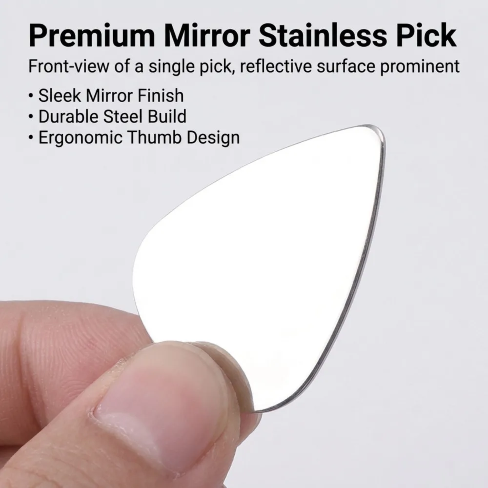 10pcs 0.3mm Stainless Steel Guitar Pins, Mediator Gestures, Metal Guitar Pins, Triangular Finger Adhesive Shredder