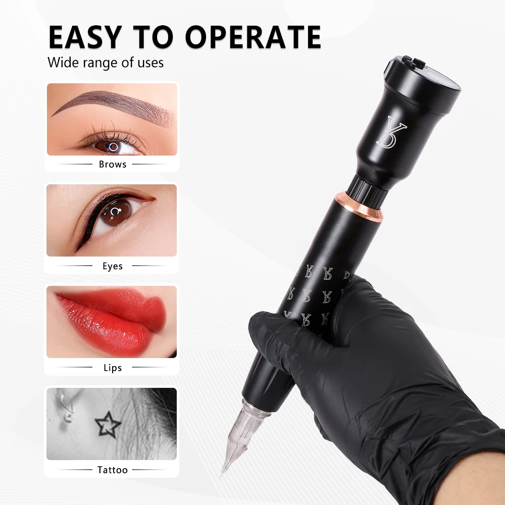 Naturaless Brow Rotary Cosmetic Blink 2.0 Semi Permanent Makeup Eyebrow Microblading Wireless Tattoo Machine Pen