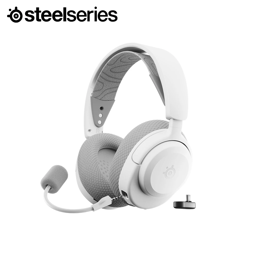 سماعة الرأس اللاسلكية Steelseries Arctis Nova 3P باللون الأبيض 61687