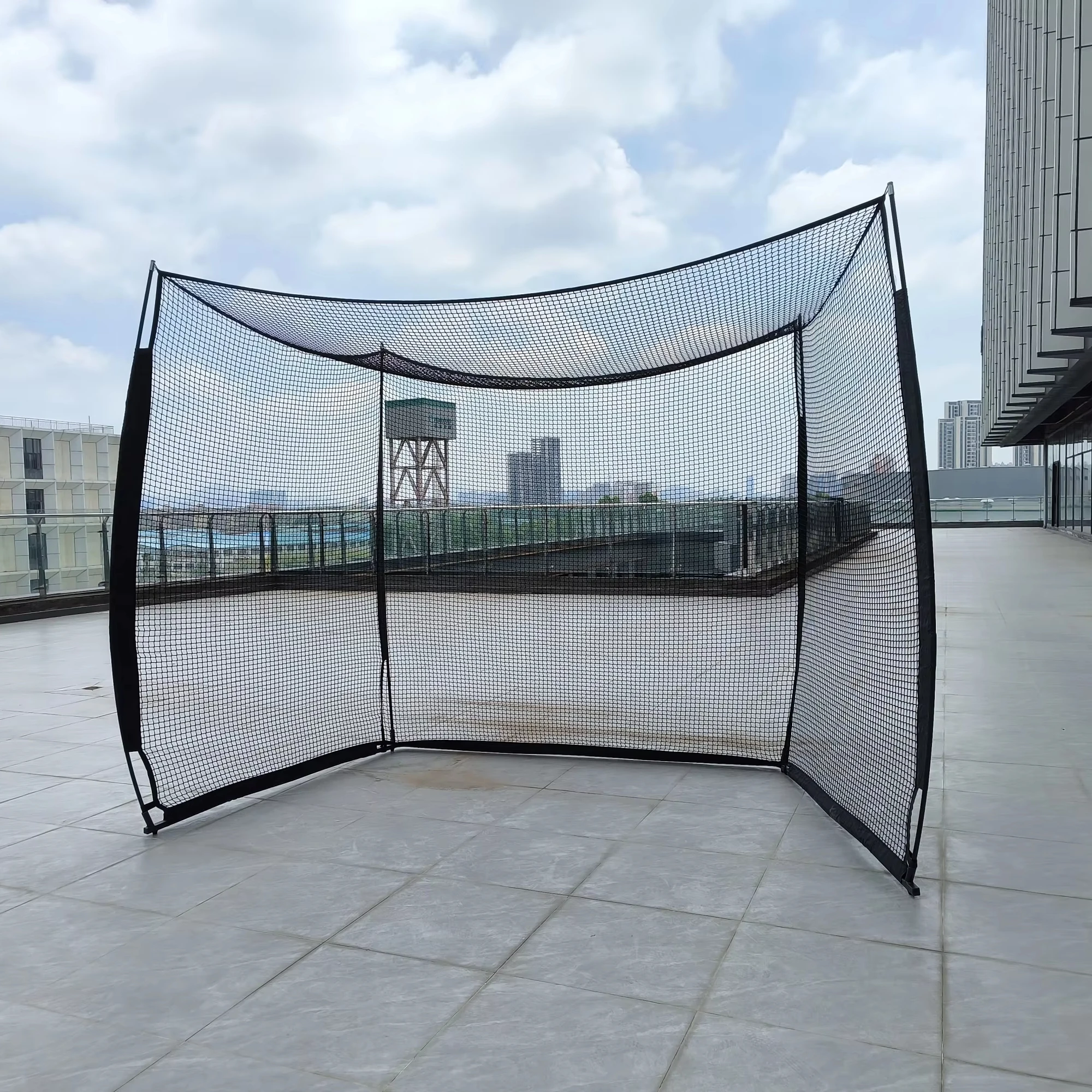 

Classic 10 X 8 ft Golf Practice Net Hitting Cage Foldable with Impact Screenpromote sales