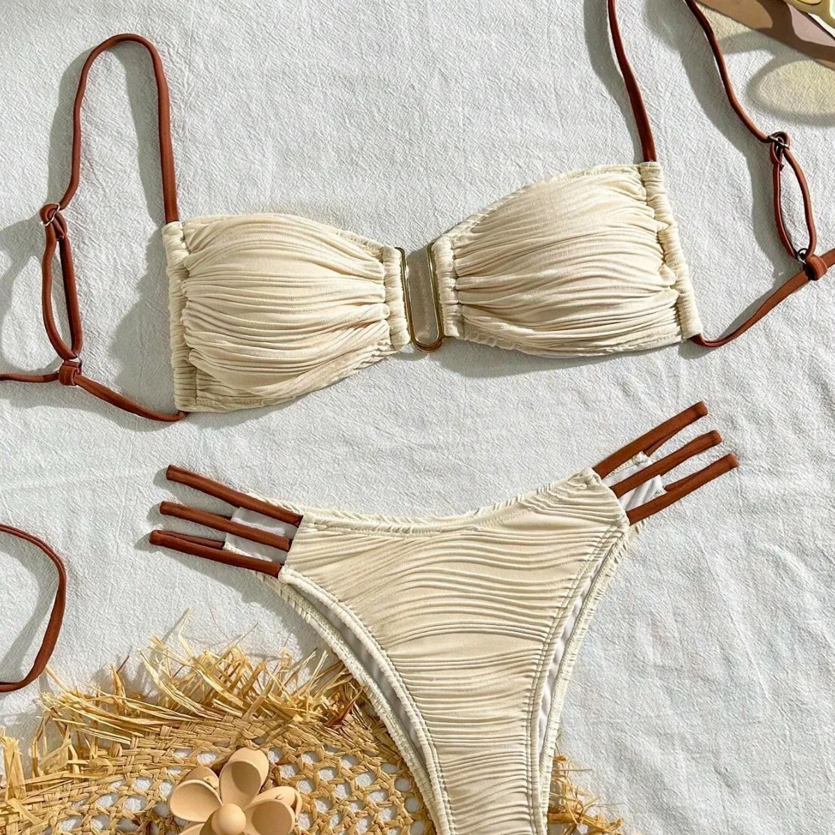 Bikini swimsuit, three-point sexy and comfortable women's swimsuit