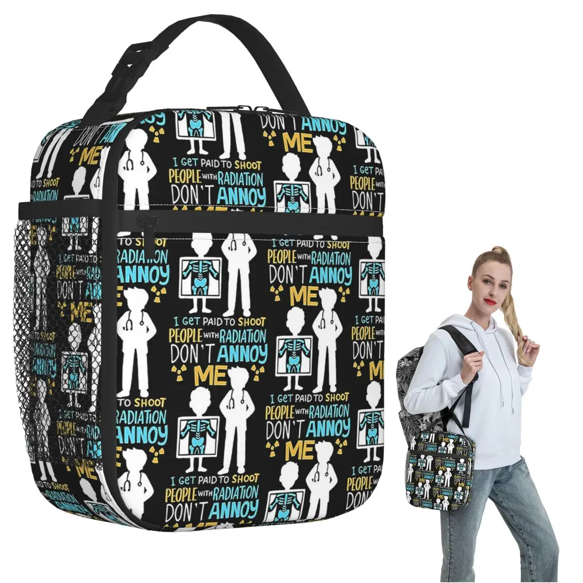 

Don't Annoy Me, подарок для радиологолога, изолированная сумка для обеда для женщин и детей, герметичные коробки для еды, термосумка для обеда