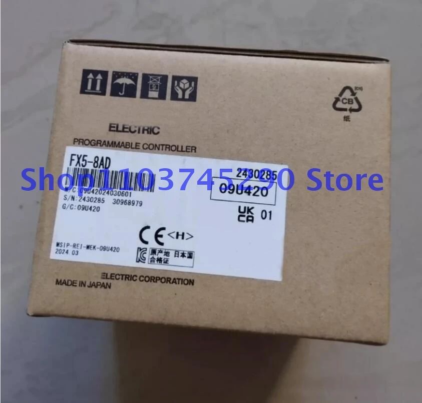 1PCS FX58AD Brand PLC Module In Box Original New FX5-8AD