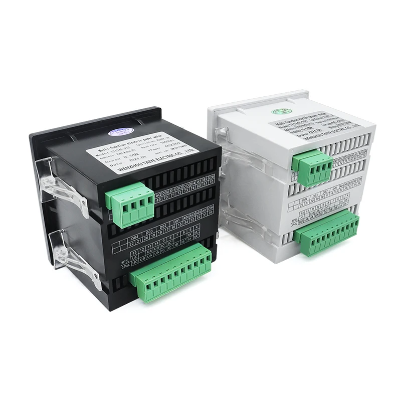 LCD forThree Phase Panel Meter V A Hz cos kWh Electricity Meter Multi Function Watt Hour 5A Ampere volt Power Factor  Meter