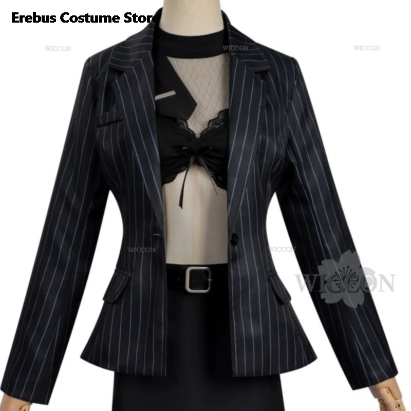 

Fantasias Privaty Sharp Lesson Teacher's Uniform Sexy Black Lingerie Mini Dress Jirai Kei Halloween 코스프레 GODDESSS Game косплей D