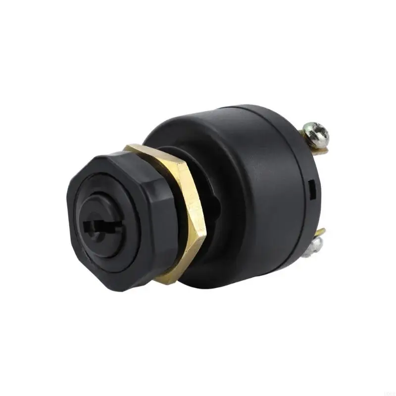6 Terminal 12V Universal Car Boats Motorcycle Ignition Starter Switches 3 Position With 2 Ignition Switches