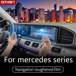 Navigation film for Mercedes GLE W167 tempered glass V167 lcd protective film G W464 gls x167 S W222 E W213 CLS W257 accessories