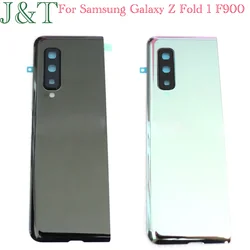 Best Quality For Samsung Galaxy Z Fold 1 F900 Back Battery Cover With Lens Rear Panel Door Housing Case Repair Parts