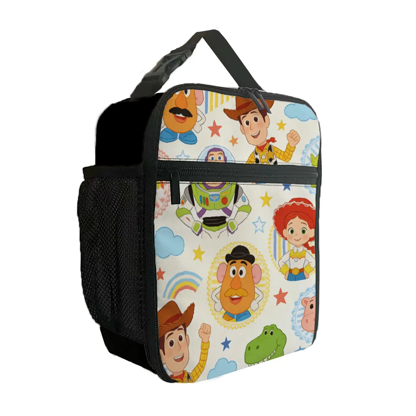 

1 шт. Сумка для ланча «История игрушек» с Баззом Лайтером, высококачественная, милая, повседневная, для вечеринок, пикников, школы, подарок для ежедневного использования