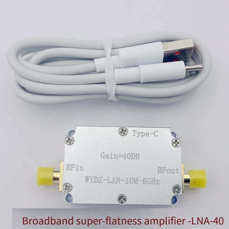 ABAE-LAN 10M-6Ghz Verstärker mit hoher Ebenheit, Verstärkung, RF-Laufwerk, Signalempfänger, Radio, Drohne, Satellit, SDR, Walkie-Talkie
