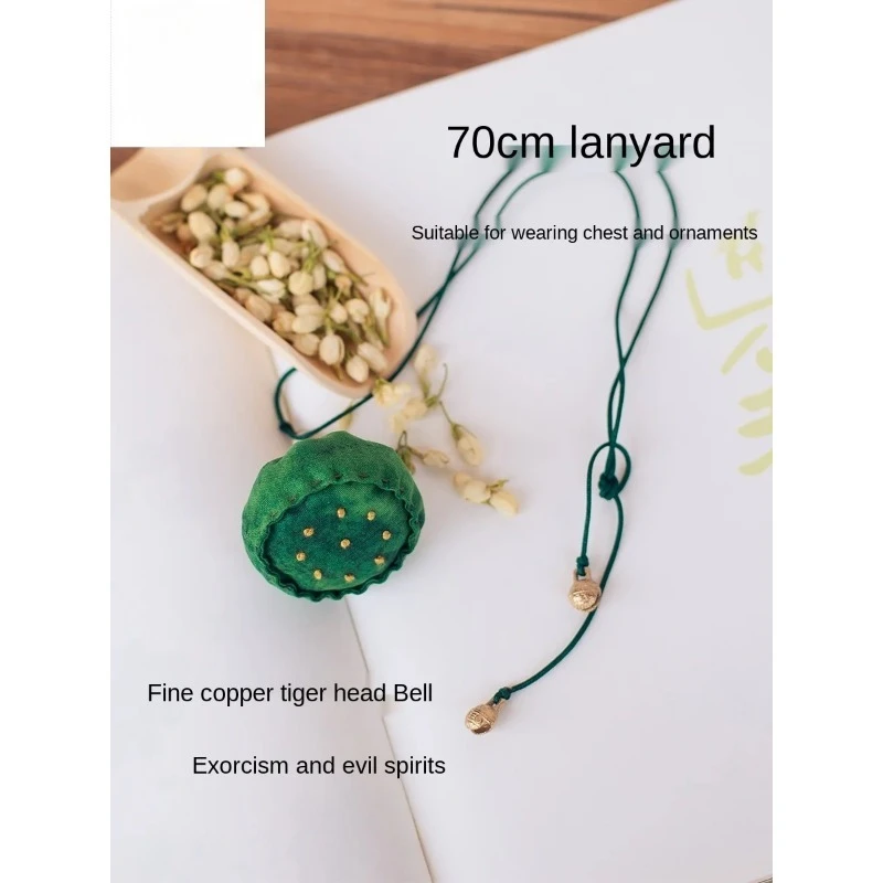 Lotus Seedpod Perfume Bag Material Package Handmade Embroidery Self-Bag Mosquito Repellent Portable Lotus