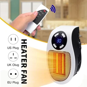 Portable Mini Electric Wall Air Heater, Powerful Hot Fan, House Radiator, Remote Heater, Room Heating Stove 6 Main Sales Electric Heater Portatil - №1